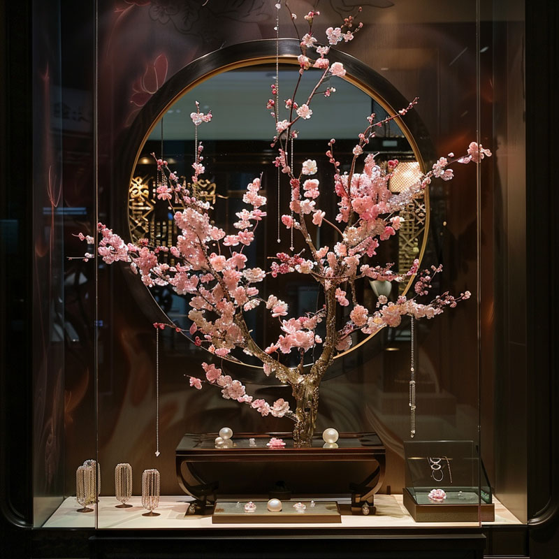 ఆభరణాల ప్రదర్శన క్యాబినెట్ల రూపకల్పన వినియోగదారుల సౌందర్య మనస్తత్వాన్ని ఎలా సంతృప్తిపరుస్తుంది?